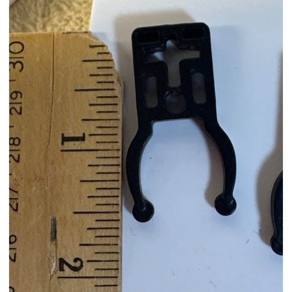 Monster High Doll Stand Clips Standard Size Set of 3 Black 1.5" Long - Picture 3 of 5